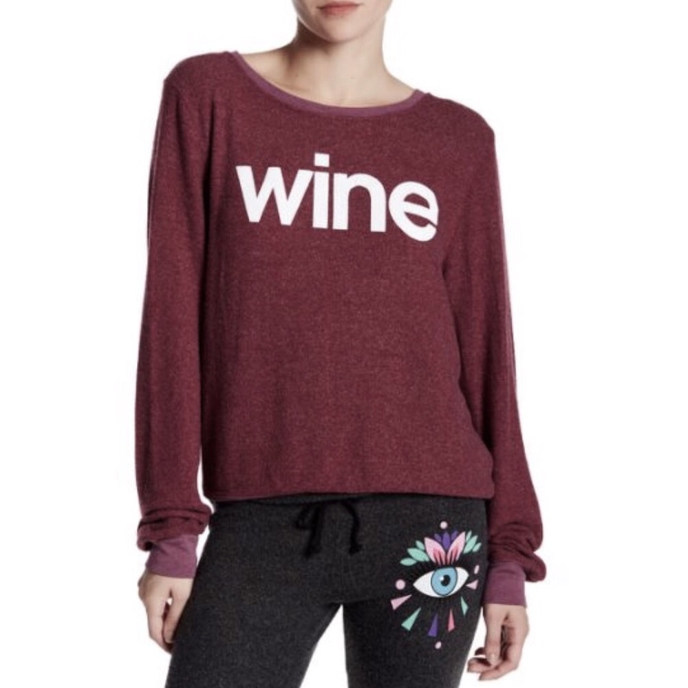 Wine Wildfox Jumper